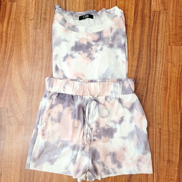 🔥2 Piece Tie Dye Lounge Set (shorts) - Picture 8 of 8